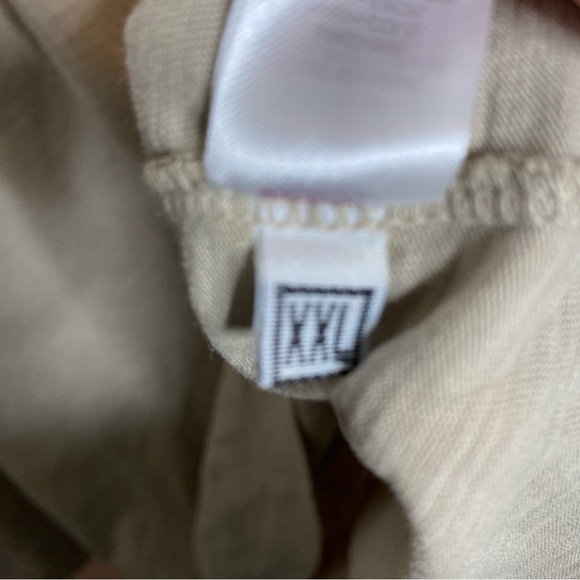 VELVET by Graham & Spencer Beige Cotton T-shirt Size XXL NWT - Picture 3 of 7